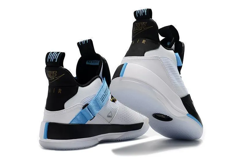 Nike Shoes That Look Like Asics Nike Air Jordan 33 White Black Blue Men Shoes Sale Size US 7-12