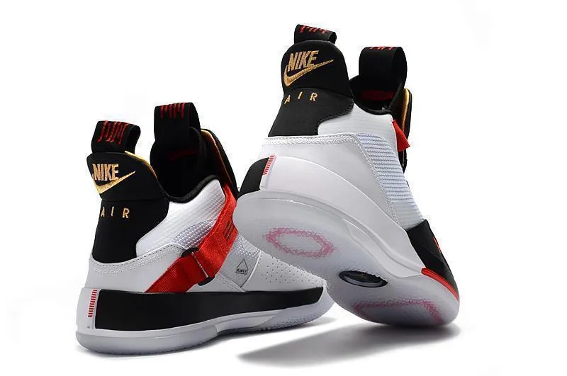 Asics 4d Shoes Nike Air Jordan 33 White Black Red Men Shoes Sale Size US 7-12