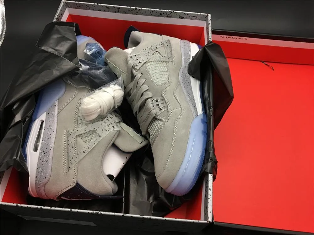 Wrestling Shoes Asics Pink Nike Air Jordan 4 Retro 'Georgetown' Sneaker Shoes Sale Men Size 8-13