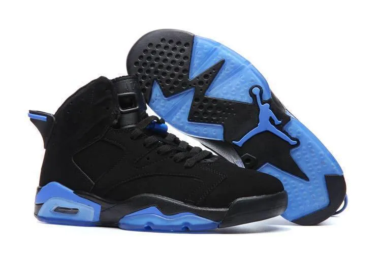 Nike Air Jordan 6 Retro Black Blue Men Shoes Sale Shoes Asics Gel Lyte
