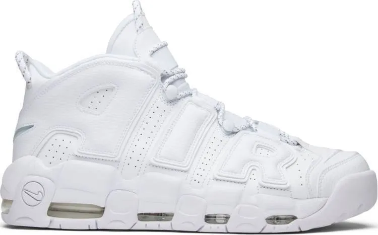 Nike Air More Uptempo 'Triple White' Sneaker Shoes Basketball Men Size US 7 - 13 Asics Gel Kayano Athletic Shoes