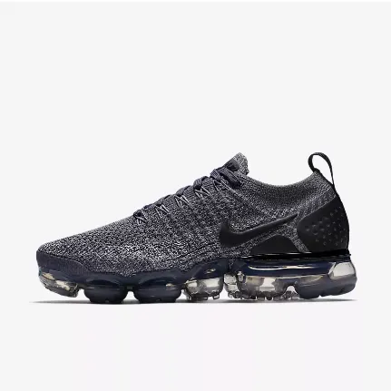 Running Sneakers Arch Support Nike Air Vapormax Flyknit 2 "Cookie Cream" Grey Shoes Sneakers Men Sale Size US 7, 8, 8.5, 9, 10, 11