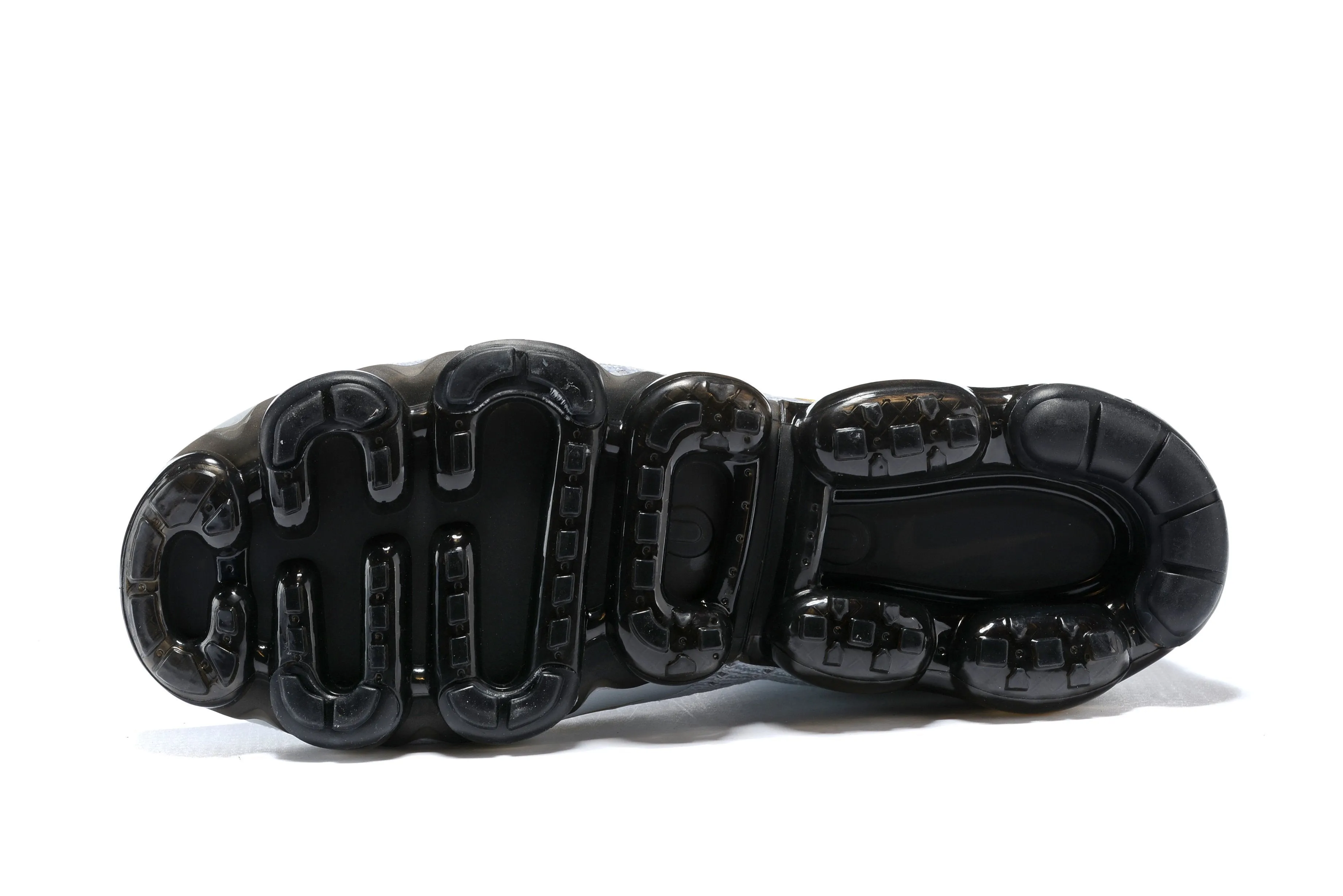 Acrylic Paint On Sneakers Nike Air Vapormax Flyknit 2 Grey Gold Shoes Sneakers Men !!! CYBER MONDAY SALE !!!