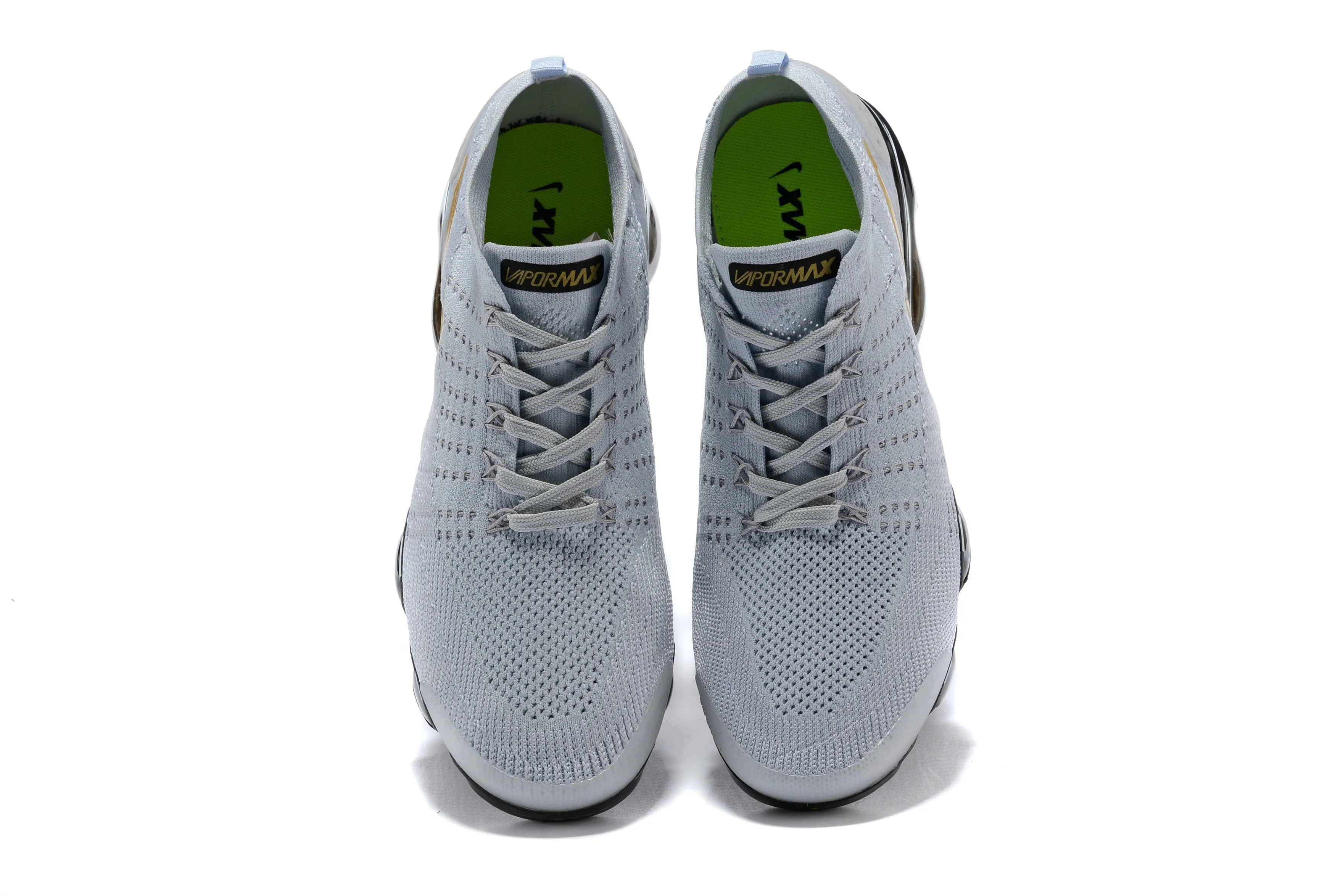 Nike Air Vapormax Flyknit 2 Grey Gold Shoes Sneakers Men !!! CYBER MONDAY SALE !!! Buy Sell Sneakers Near Me