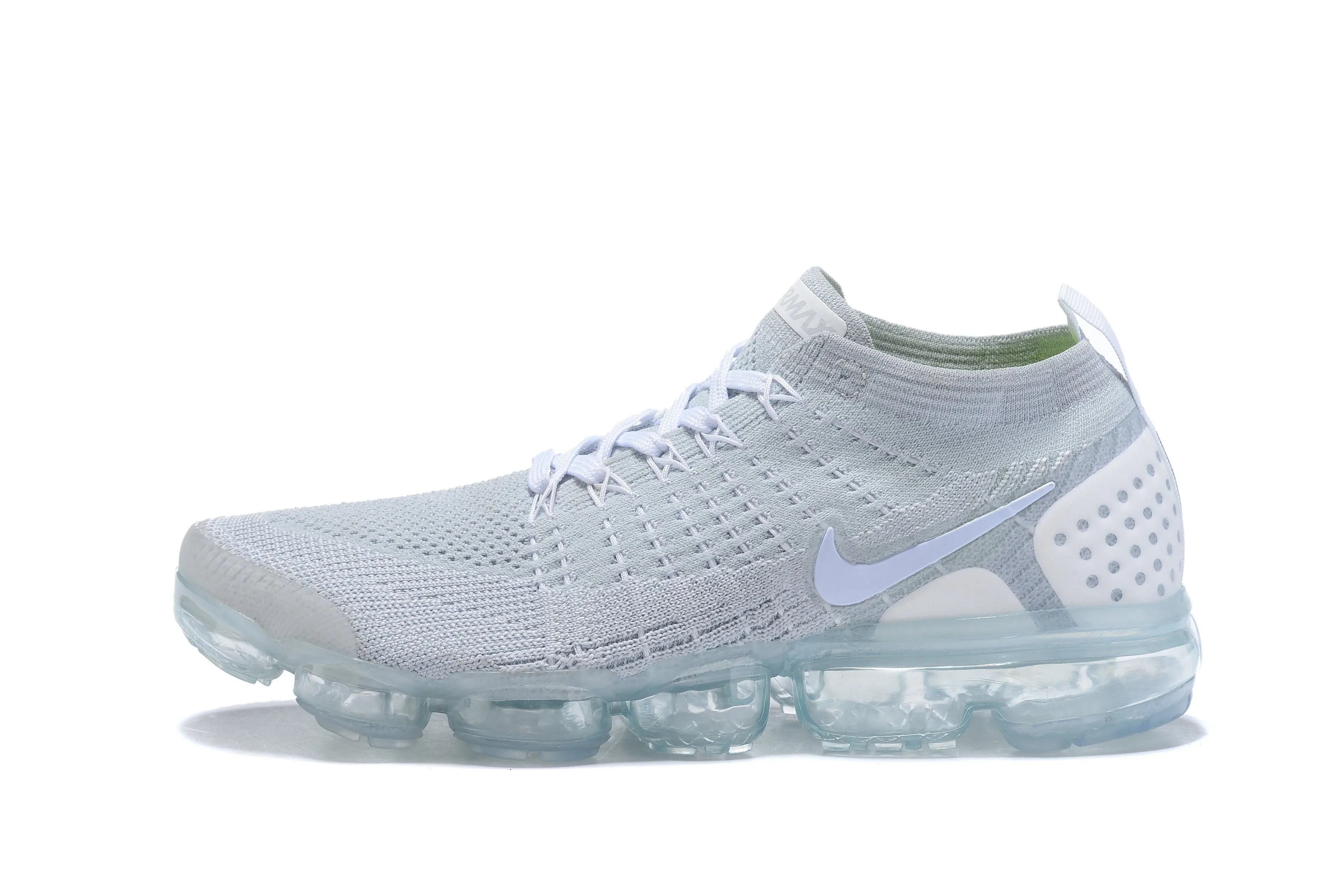 Nike Air Vapormax Flyknit 2 Grey White Shoes Sneakers Men Sale Size US 7-11 Best Trail Sneakers