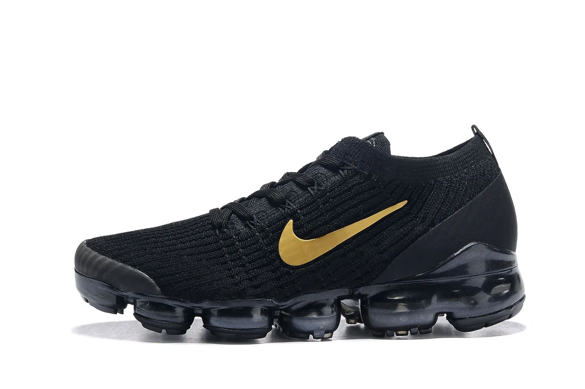 Us Polo Assn Sneakers Nike Air Vapormax Flyknit 3 Black Gold White Shoes Sneakers Men Sale Size US 7, 8, 8.5, 9, 10, 11