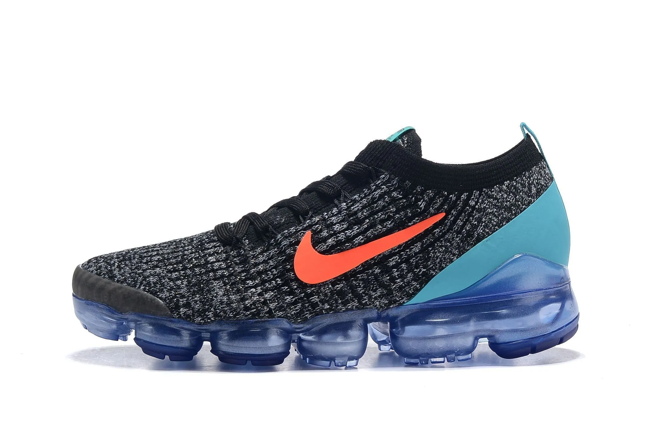 Sneakers Buy Nike Air Vapormax Flyknit 3 Black White Blue Shoes Sneakers Men Sale Size US 7, 8, 8.5, 9, 10, 11