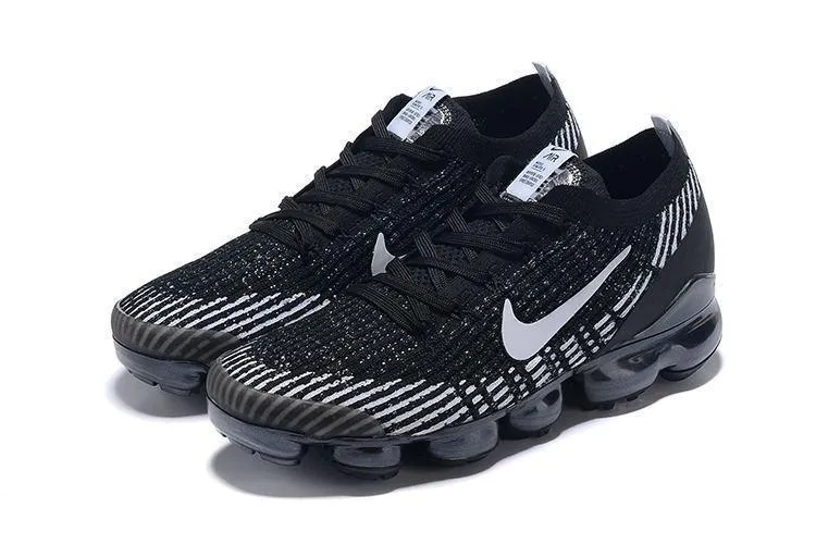 Nike Air Vapormax Flyknit 3 Black White Shoes Sneakers Men !!! CYBER MONDAY SALE !!! Sneakers Bar Janesville Wi