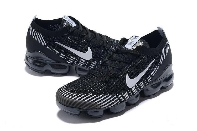 Sneakers Dressy Nike Air Vapormax Flyknit 3 Black White Shoes Sneakers Men Sale Size US 7, 8, 8.5, 9, 10, 11