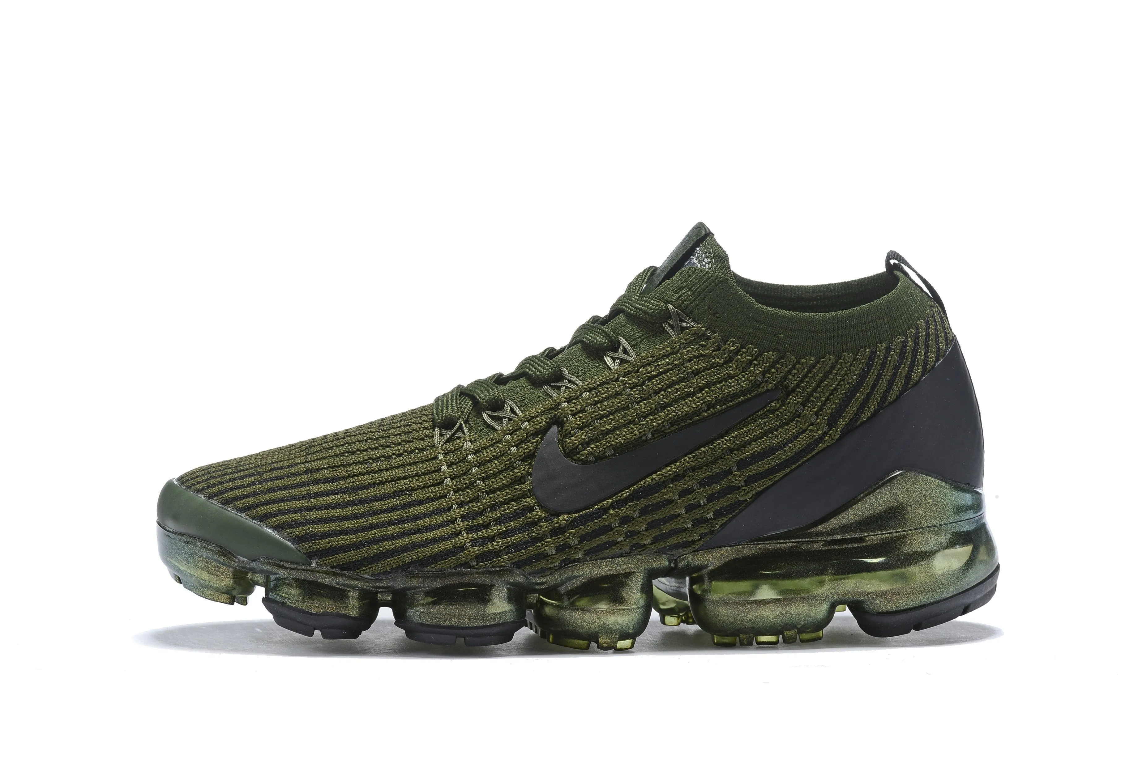 Nike Air Vapormax Flyknit 3 Olive Black Shoes Sneakers Men !!! CYBER MONDAY SALE !!! New Balance Sneakers