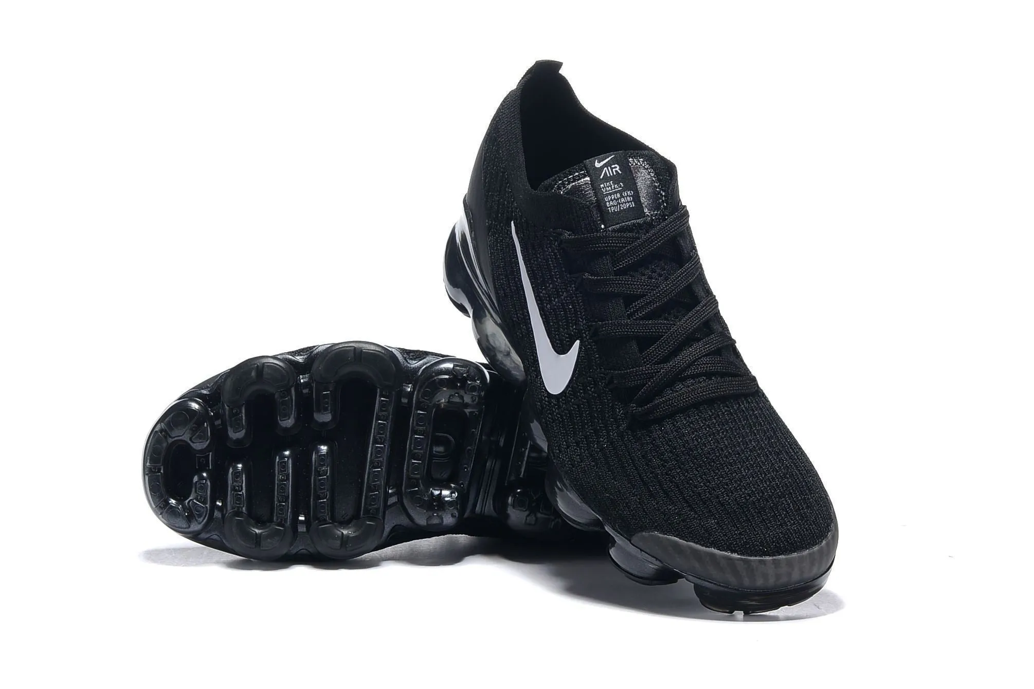 Bright Sneakers Nike Air Vapormax Flyknit 3 "All Black" Shoes Sneakers Men Sale Size US 7-11
