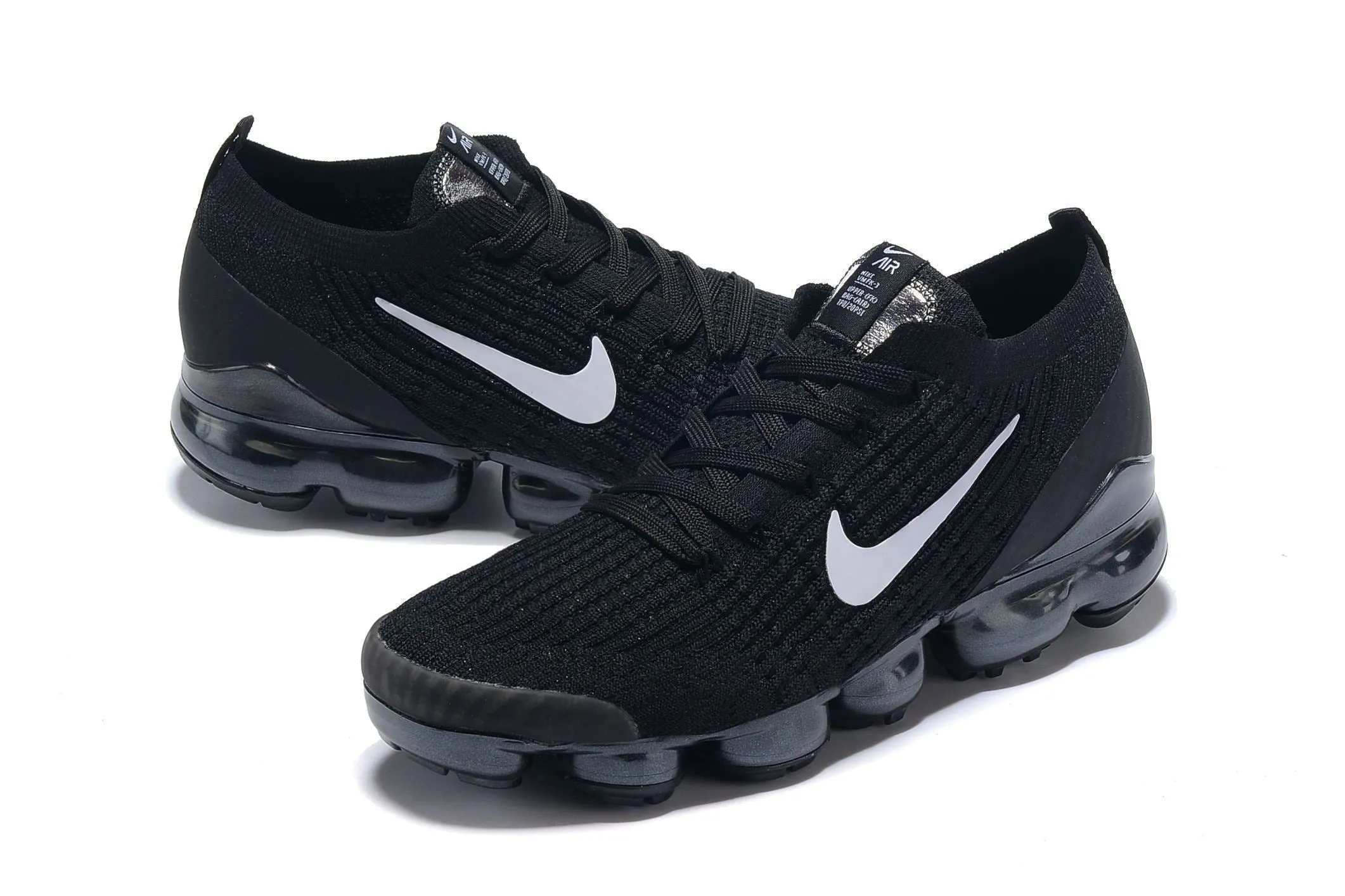 Nike Air Vapormax Flyknit 3 "All Black" Shoes Sneakers Men Sale Size US 7-11 Slip On Sneakers Wide Width