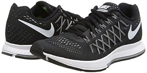 Nike Air Zoom Pegasus 32 Black/White/Pure Platinum Running Shoe 9 Us Waterproof Asics Trail Running Shoes