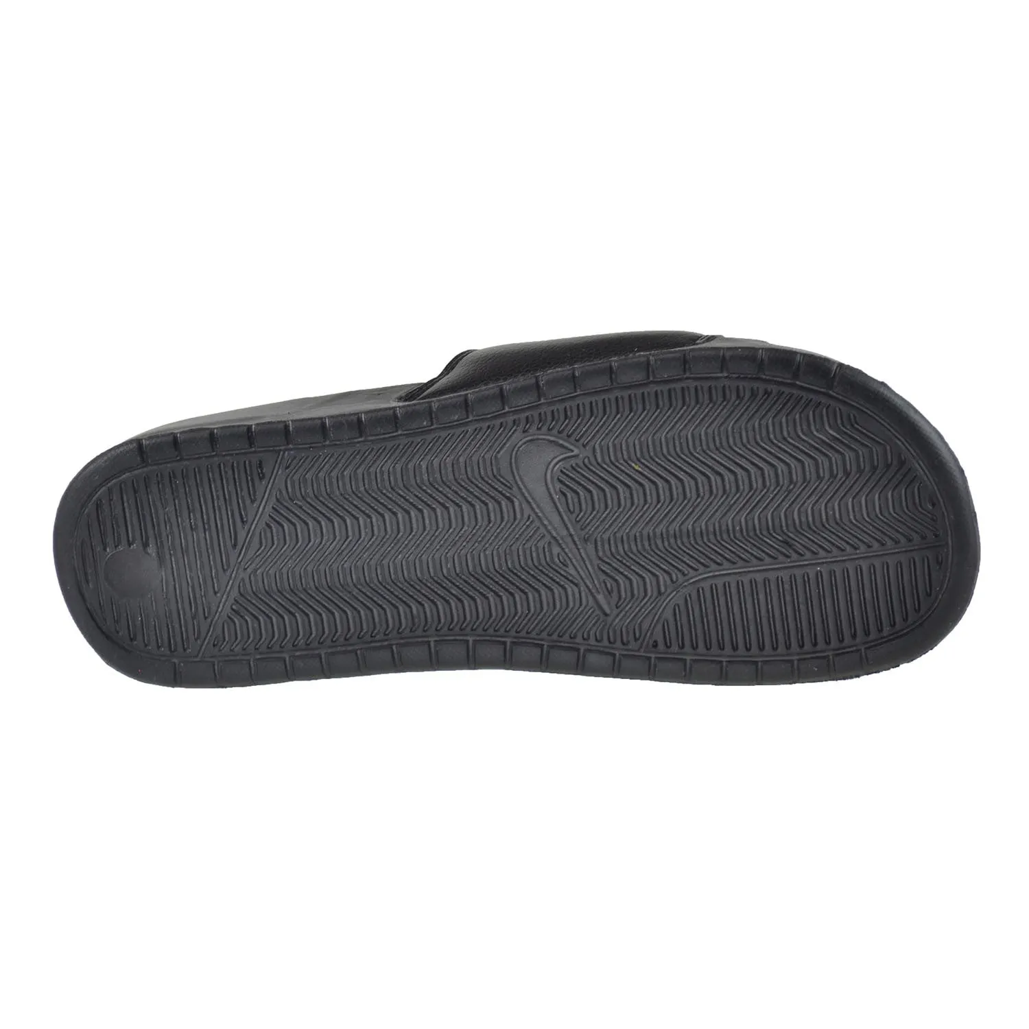 Another Word For Slippers Nike Benassi JDI Men's Sandals Black/White