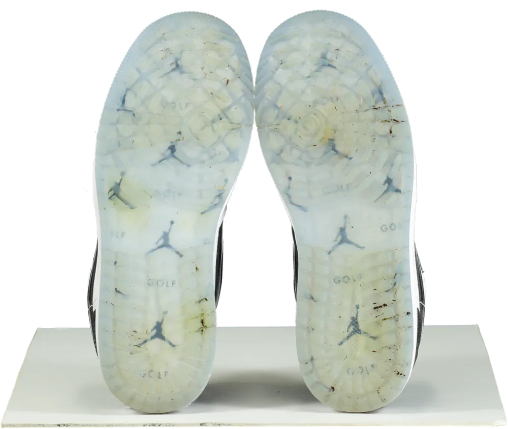 Nike Black and White Air Jordan 1 Low Golf Shoes UK 7.5 Asics Snapdown Wrestling Shoes