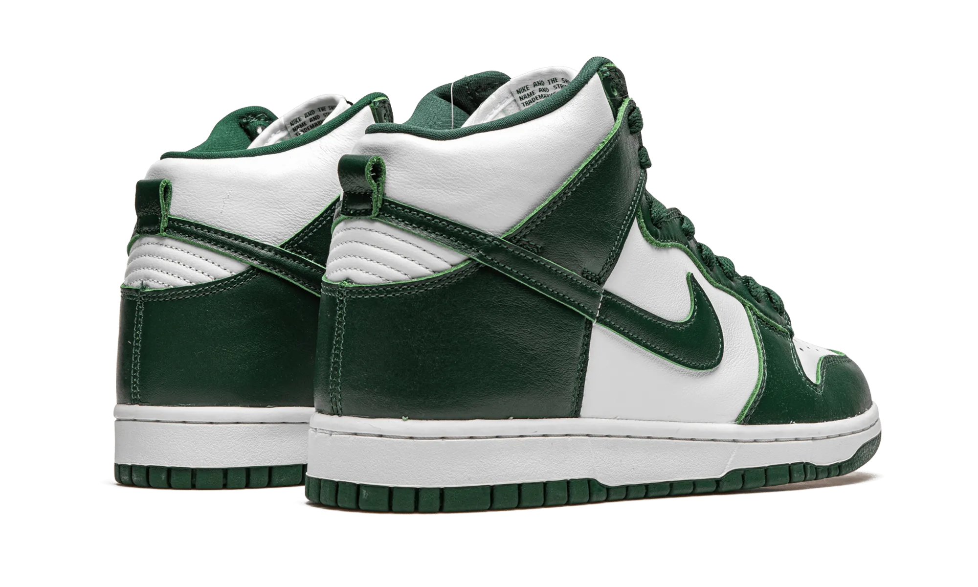 NIKE DUNK HIGH SPARTAN GREEN Asics Shoe Label