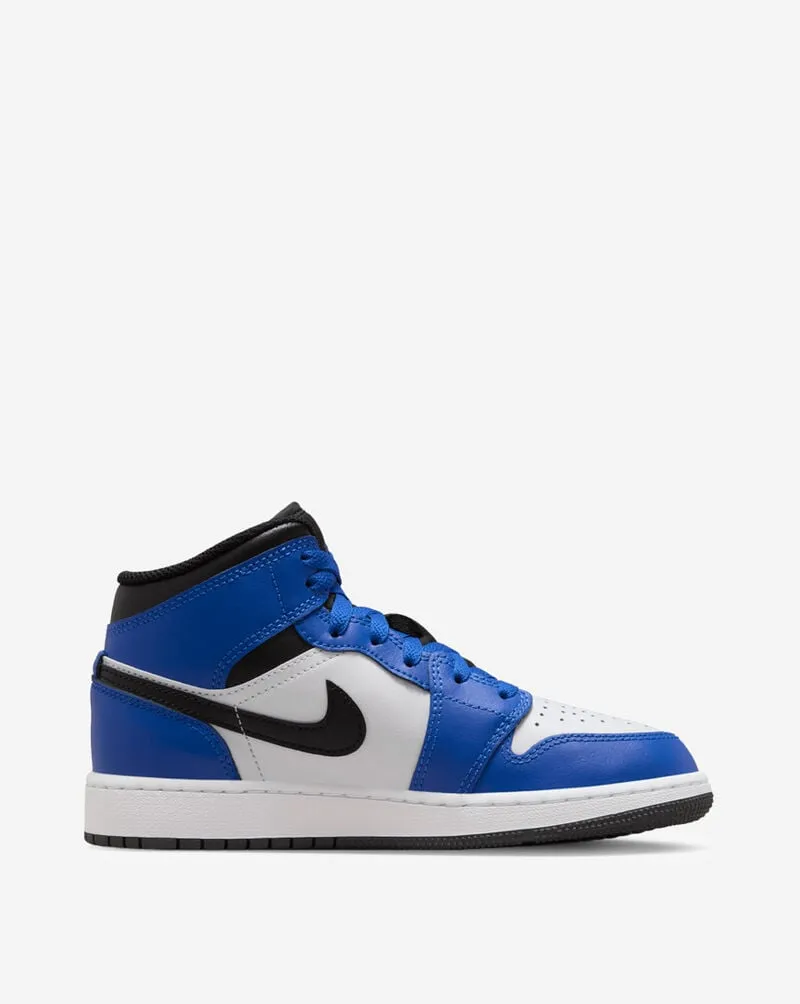Nike Kids' Air Jordan 1 Mid Shoes - Game Royal / White / Black Asics Running Shoes Novablast 4