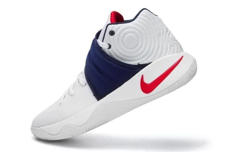 Nike Kyrie 2 USA White Navy Red Men Basketball Shoes Sale Size US 7-12 Asics Metrolyte Walking Shoes