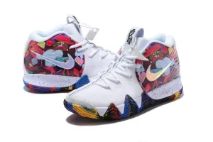Asics Tiger Gel Mai Shoes Nike Kyrie 4 Madness NCAA White Multicolor Basketball Shoes Sneaker Sale Size US 7-12