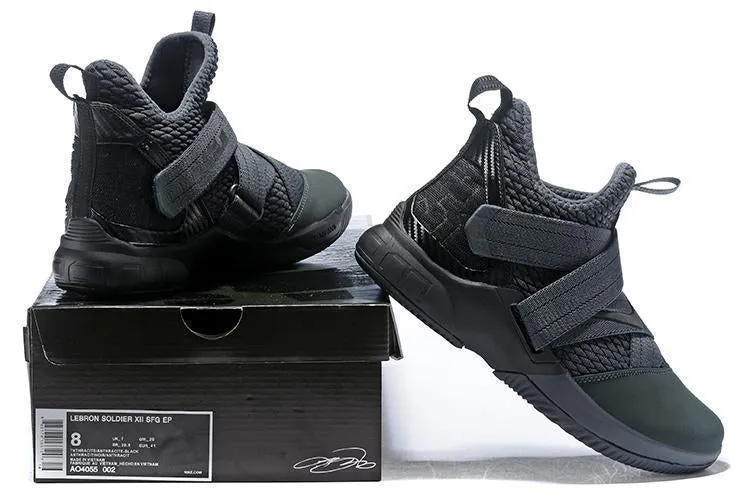 Asics Supination Walking Shoes Nike Lebron Soldier XII 12 SFG EP Black Men Shoes Sale Size US 7-12