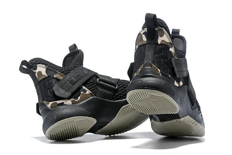 Nike Lebron Soldier XII 12 SFG EP Camo Black Men Shoes Sale Size US7,8,8.5,9,10,11,12 Classic Asics Tiger Shoes