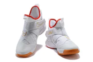 Nike Lebron Soldier XII 12 SFG EP Grey White Red Men Shoes Sale Size US7,8,8.5,9,10,11,12 Asics Shoes Commercial