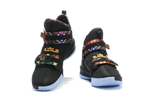 Best Place To Buy Asics Shoes Nike Lebron Soldier XIII 13 Black Multicolor Men Sneaker Shoes Sale Size US 7-12