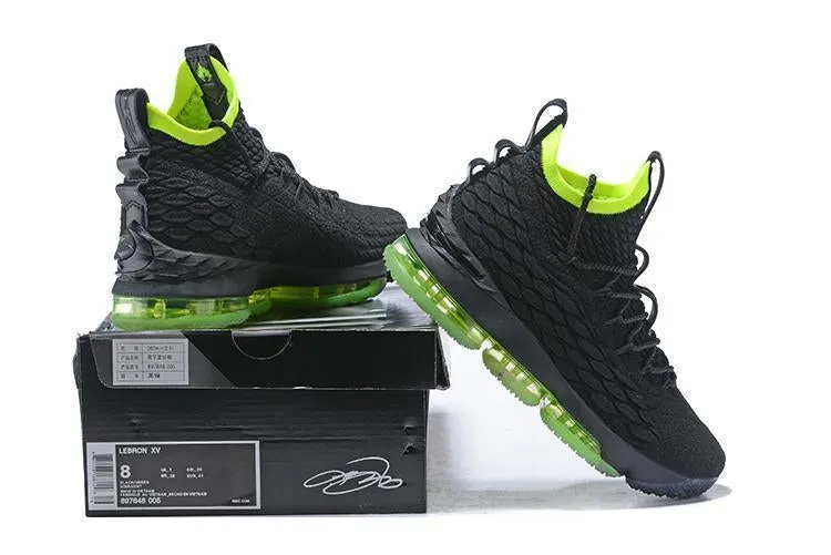 Nike Lebron XV 15 Black Green Men Shoes !!! CYBER MONDAY SALE !!! Asics Court Ff 2 Tennis Shoes