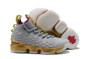 Tokidoki Asics Shoes Nike Lebron XV 15 Grey Gold Bordeaux Men Shoes Sale Size US 7-12