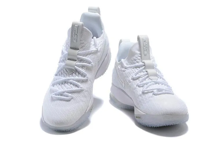 Nike Lebron XV 15 Low EP All White Men Shoes Sale Size US7,8,8.5,9,10,11,12 Asics Gel Zaraca 4 Running Shoe