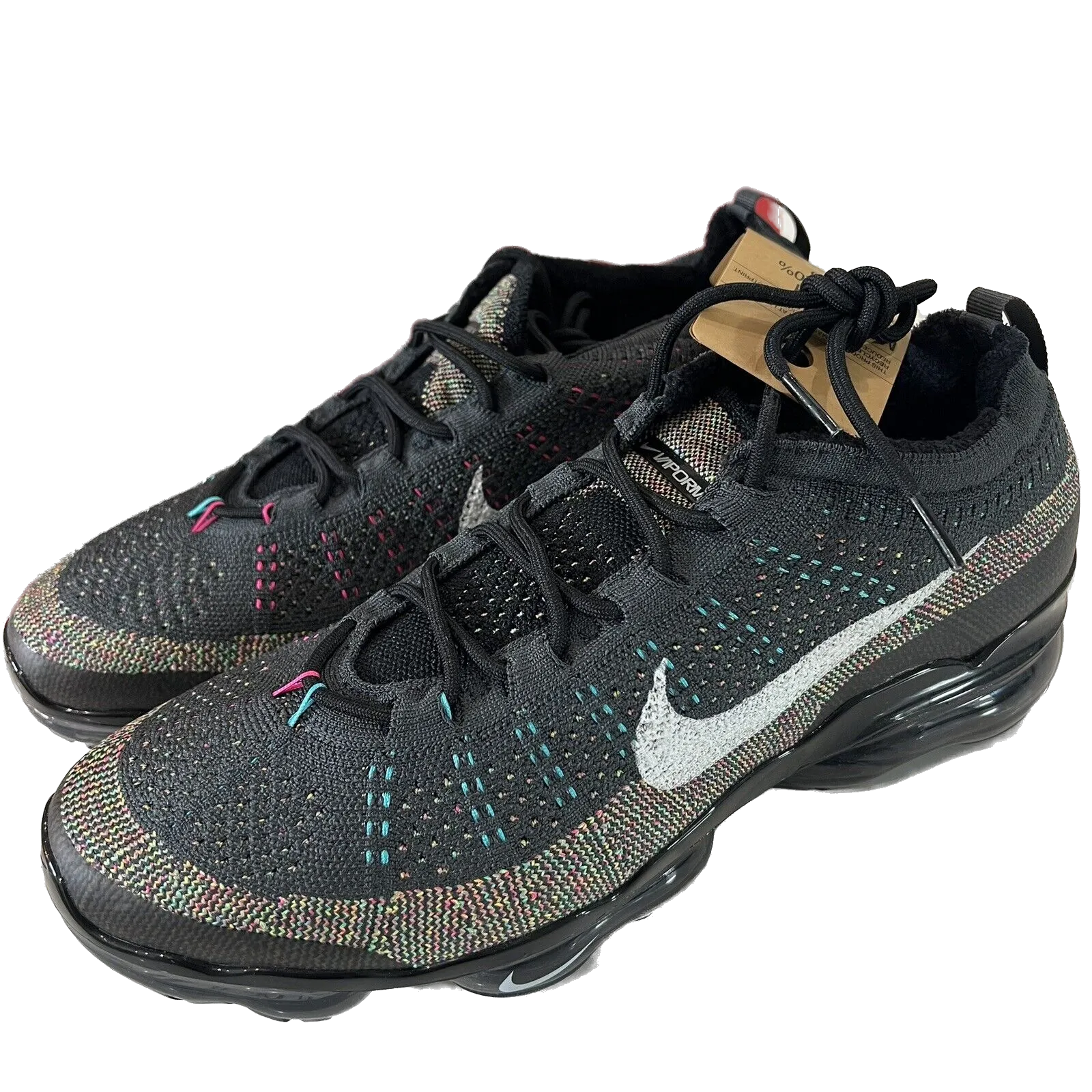 Nike Men's Air Vapormax 2023 Flyknit Shoes - Anthracite / Black / Black / White Asics Onitsuka Tiger Shoes