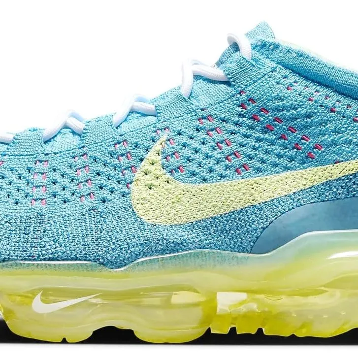 Asics Shoes Japan Website Nike Men's Air Vapormax 2023 Flyknit Shoes - Baltic Blue / Citron Tint / Green Abyss