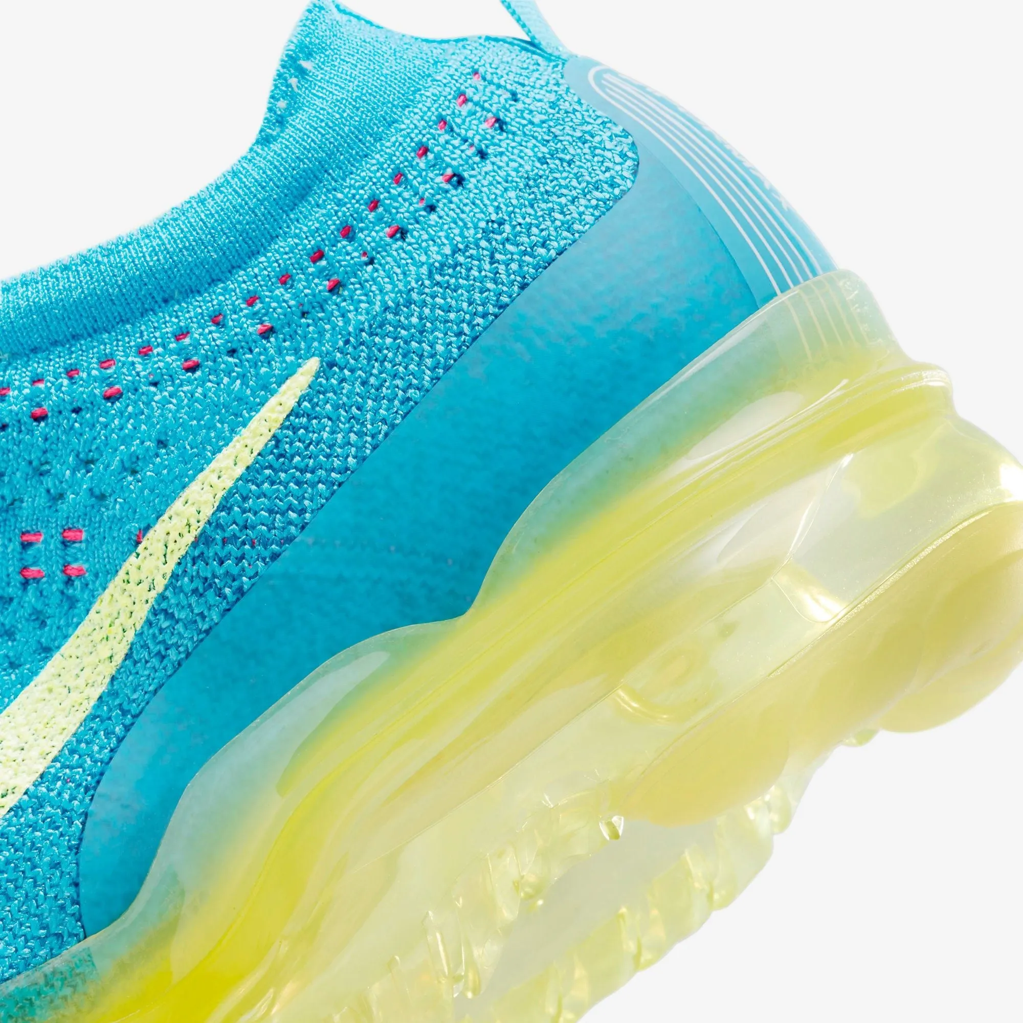 Nike Men's Air Vapormax 2023 Flyknit Shoes - Baltic Blue / Citron Tint / Green Abyss Asics Running Shoes 6.5