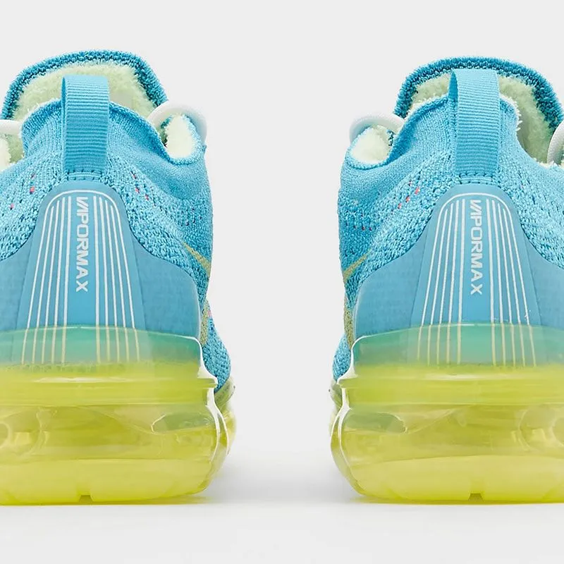 Nike Men's Air Vapormax 2023 Flyknit Shoes - Baltic Blue / Citron Tint / Green Abyss Asic Exeos Wrestling Shoes