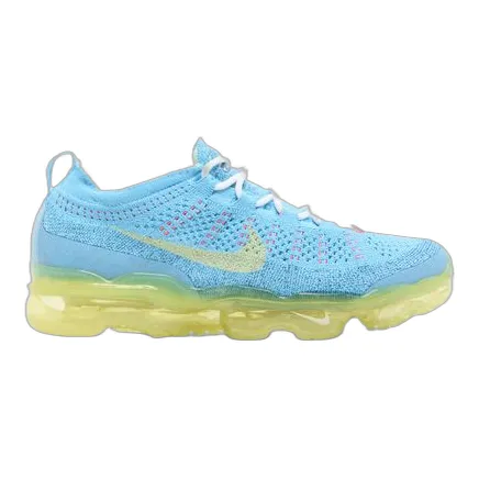 Nike Men's Air Vapormax 2023 Flyknit Shoes - Baltic Blue / Citron Tint / Green Abyss Asics Sky Elite Ff Mt 2 Volleyball Shoes