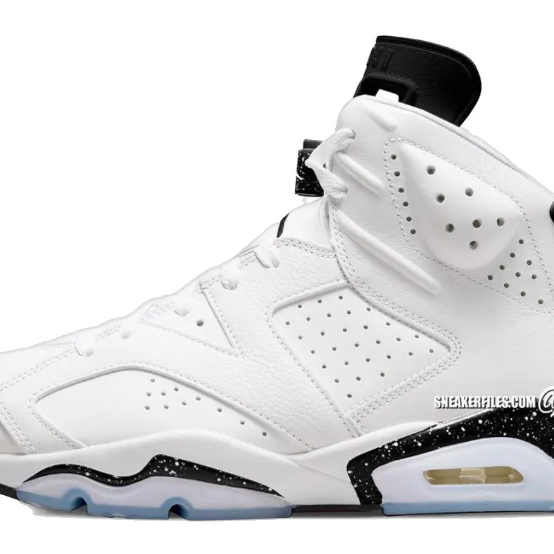 Asics Running Shoes Size 7.5 Nike Men's Jordan 6 Retro Shoes - White / Black