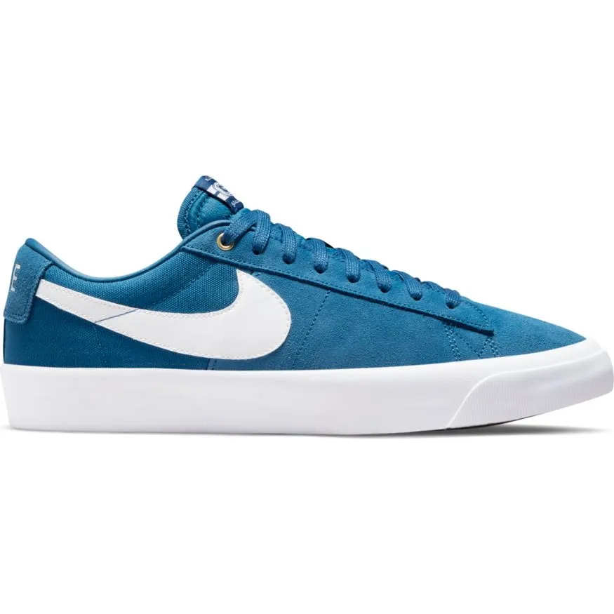 Matty Healy Asics Shoes NIKE SB BLAZER LOW PRO GT COURT BLUE / WHITE