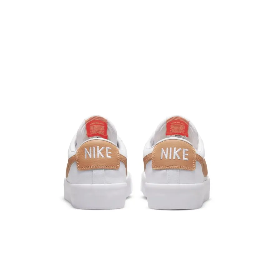 NIKE SB BLAZER LOW PRO GT ISO WHITE / LIGHT COGNAC Asics Shoes For Tennis