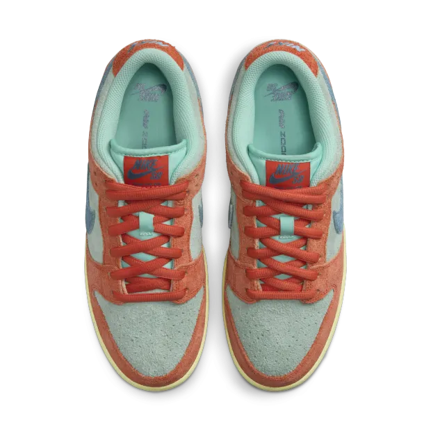 Nike SB Dunk Low Pro PRM DV5429-800 Orange/Noise Aqua-Emerald Rise (In Store Pickup Only) Asics Gel Tennis Shoes