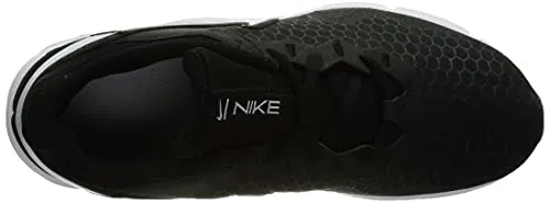 Nike Women's W Legend Essential 2 Black/White-Pure Platinum Running Shoe-4 Kids UK (CQ9545-001) Lightweight Cushioned Breathable Running Shoes