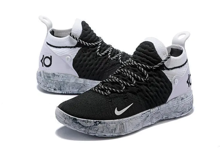 Sale On Asics Shoes Nike Zoom KD11 Black White Splatter Men Shoes Sneaker Sale Size US 7-12
