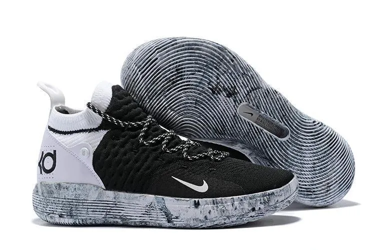 Nike Zoom KD11 Black White Splatter Men Shoes Sneaker Sale Size US 7-12 Shoes And Sox Asics