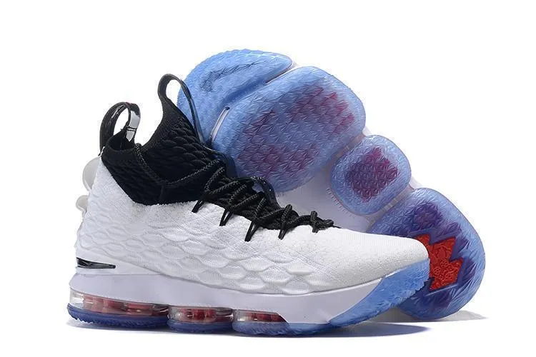 Nike Lebron XV 15 White Black Men Shoes Sale Size US 7-12 Best Asics Shoes For Knee Pain
