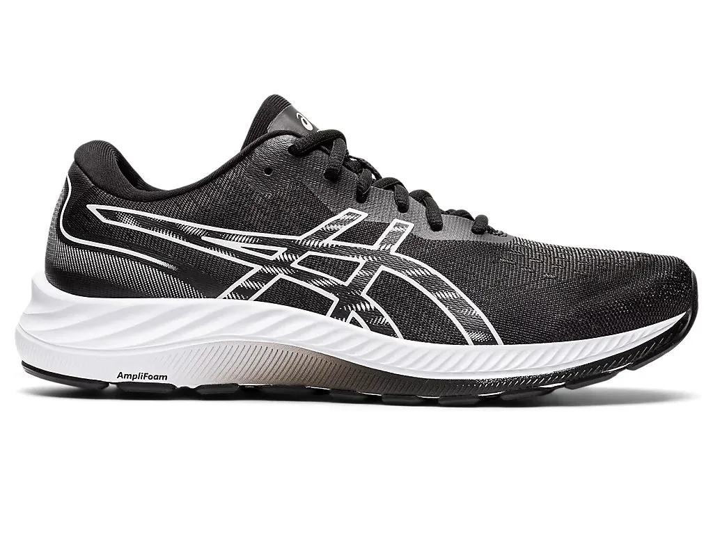 ASICS Men's GEL-EXCITE 9 (Black/White) Asic Shoe Laces