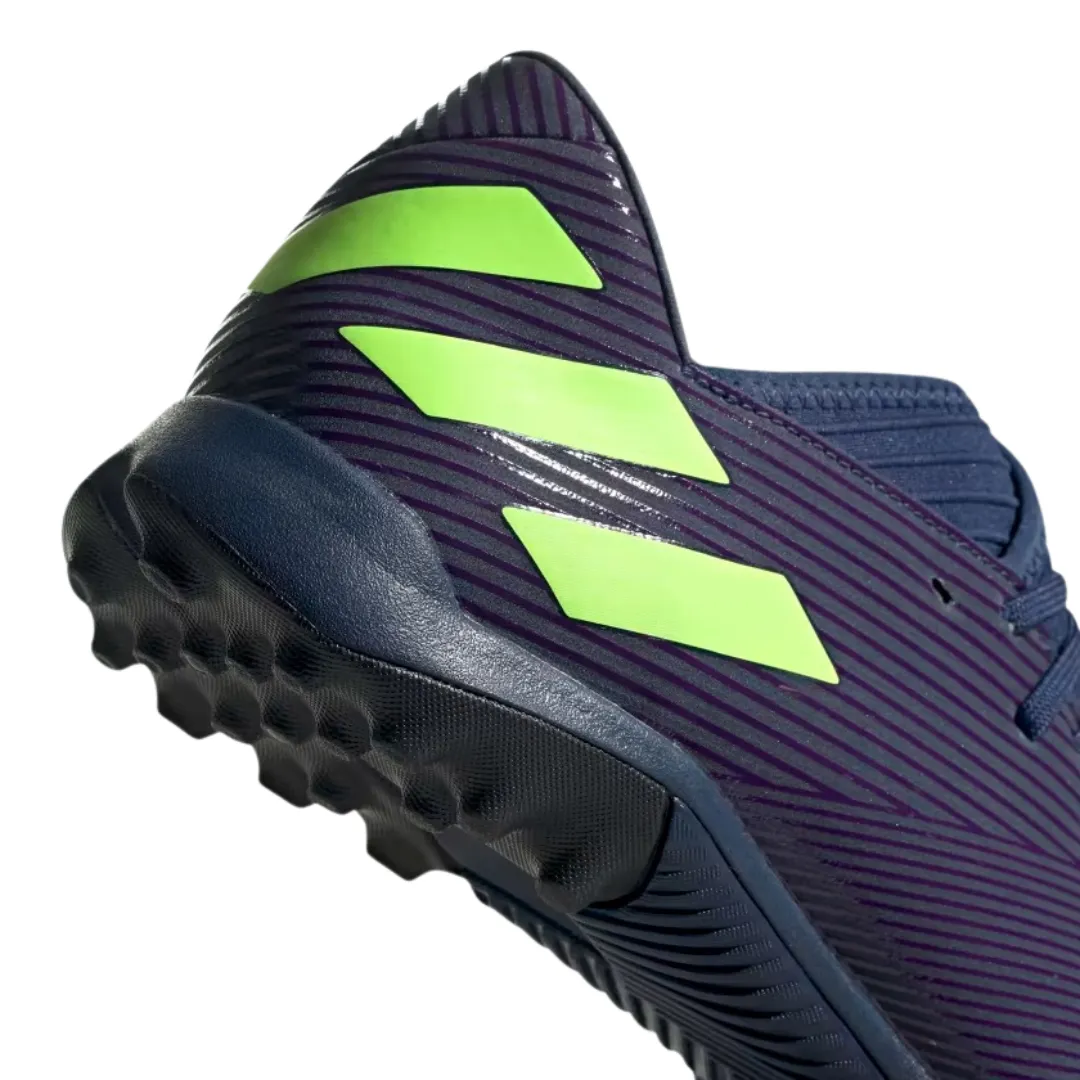 Adidas Sportswear Shoes Adidas - Men's Nemeziz Messi 19.3 TF 'Tech Indigo' - Tech Indigo / Signal Green / Glory Purple