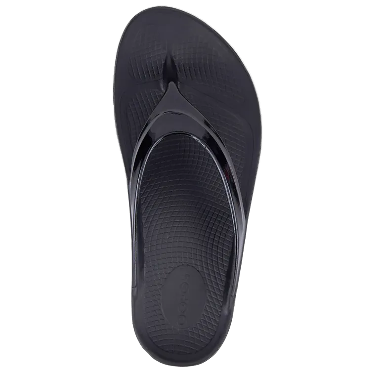 Women's OOlala Thong Flip Flops Black