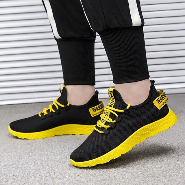 Oeak Shoes Men Sneakers Flat Casual Shoes Comfortable Men Shoes 2020 Footwear Breathable Mesh Sport Sneakers tenis masculino Flats Shoes Outlet