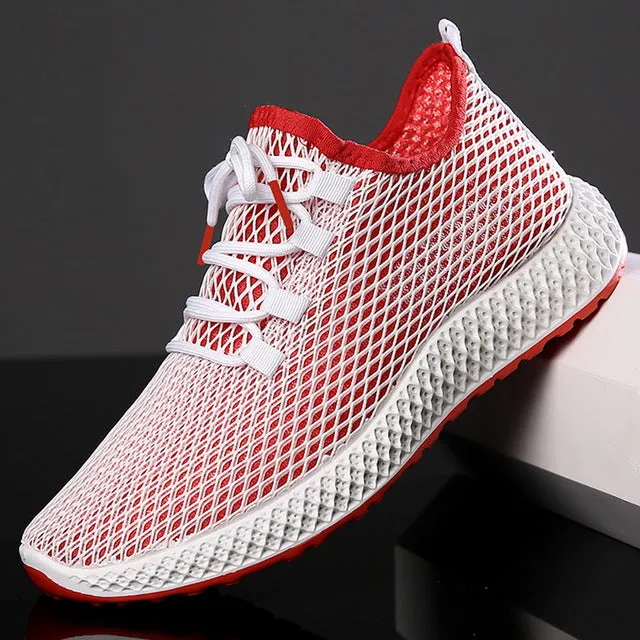 Best Running Shoes For Flat Arches Oeak Shoes Men Sneakers Flat Casual Shoes Comfortable Men Shoes 2020 Footwear Breathable Mesh Sport Sneakers tenis masculino