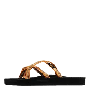 Olowahu Orange Street Flip Flops