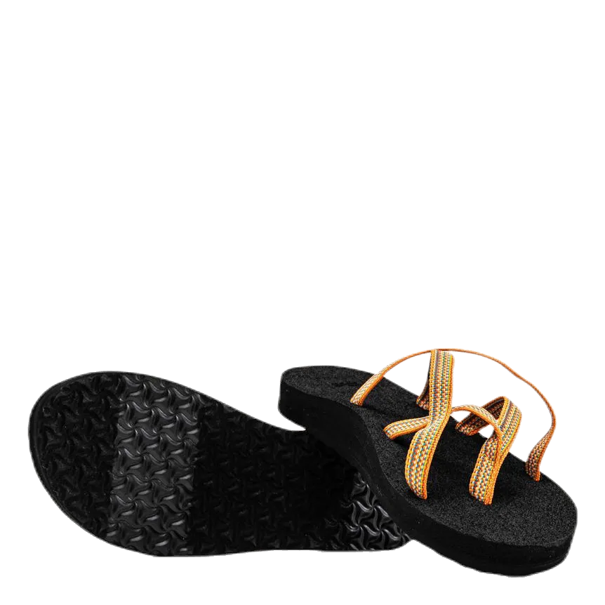 Olowahu Orange Clarks Arch Support Flip Flops